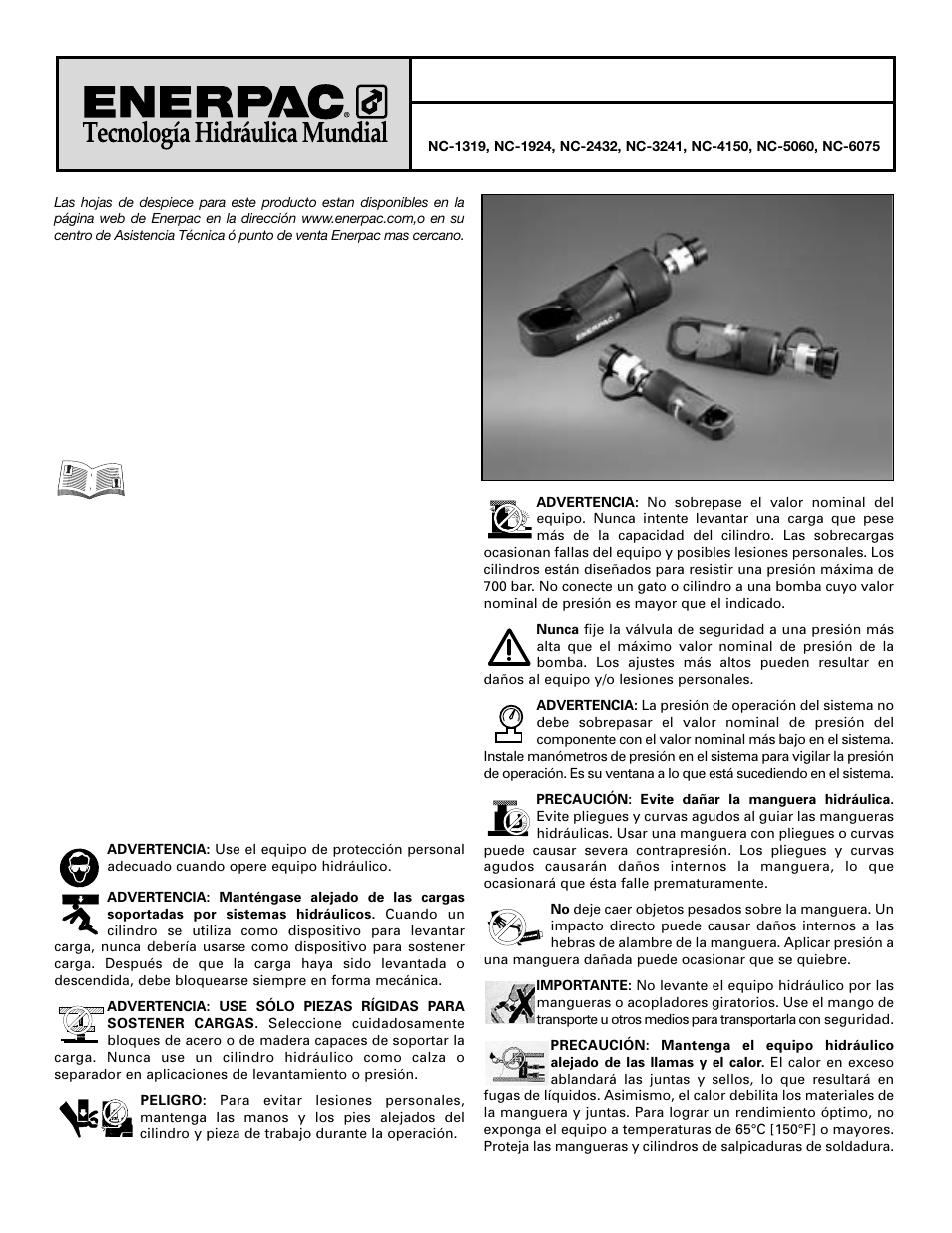 Enerpac NC-Series User Manual | Page 15 / 39