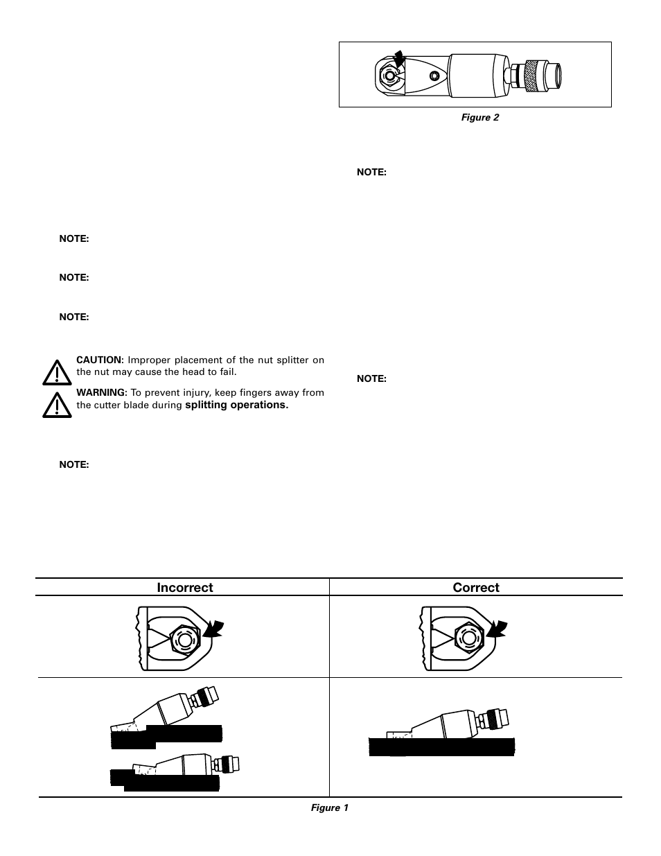 Incorrect correct | Enerpac NC-Series User Manual | Page 3 / 39