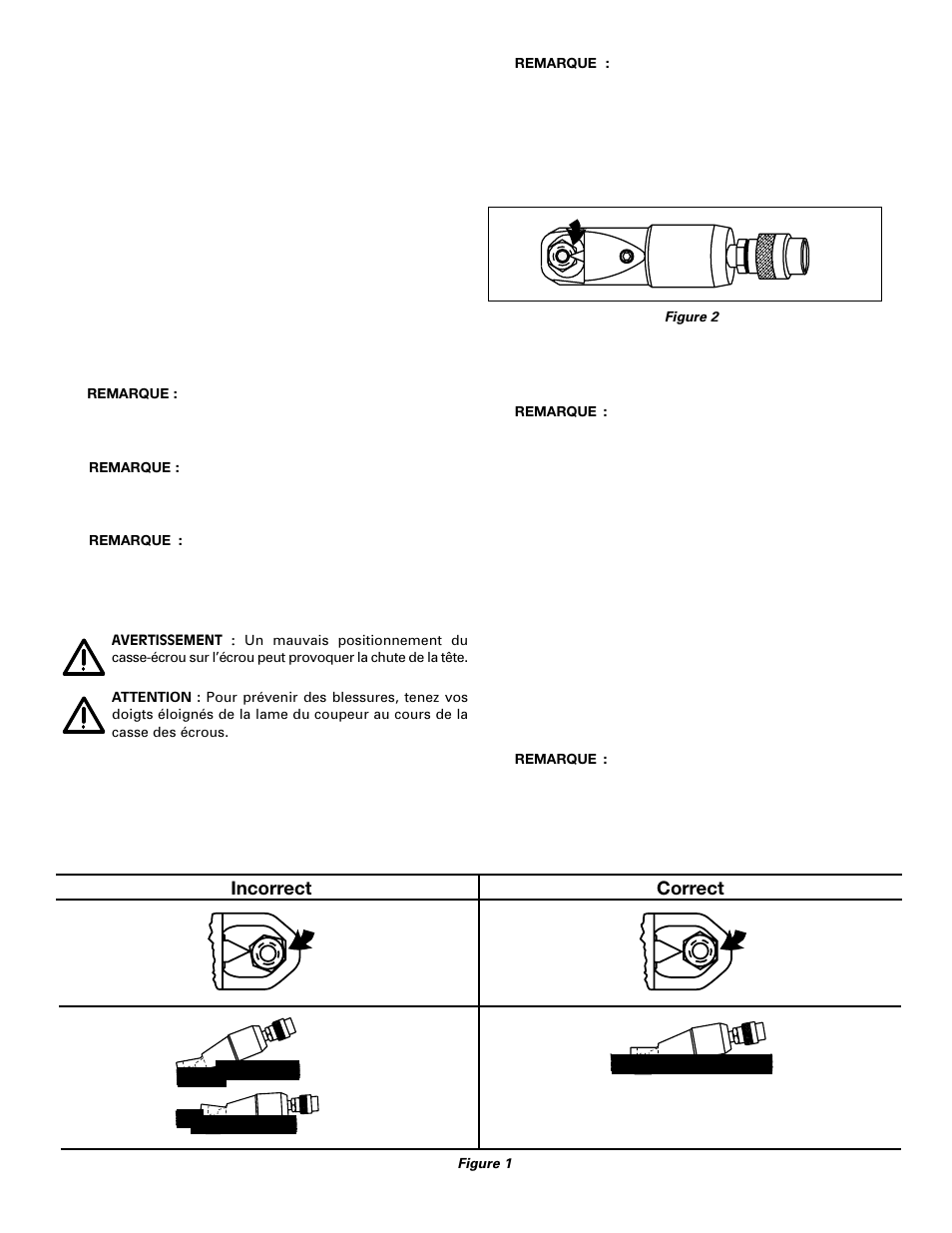 Incorrect correct | Enerpac NC-Series User Manual | Page 6 / 39