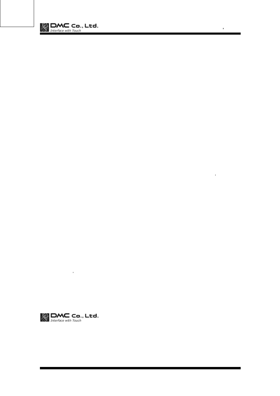 Precautions for use, 1. general handling, 2. others | DMC TSC-34/U-L User Manual | Page 11 / 12