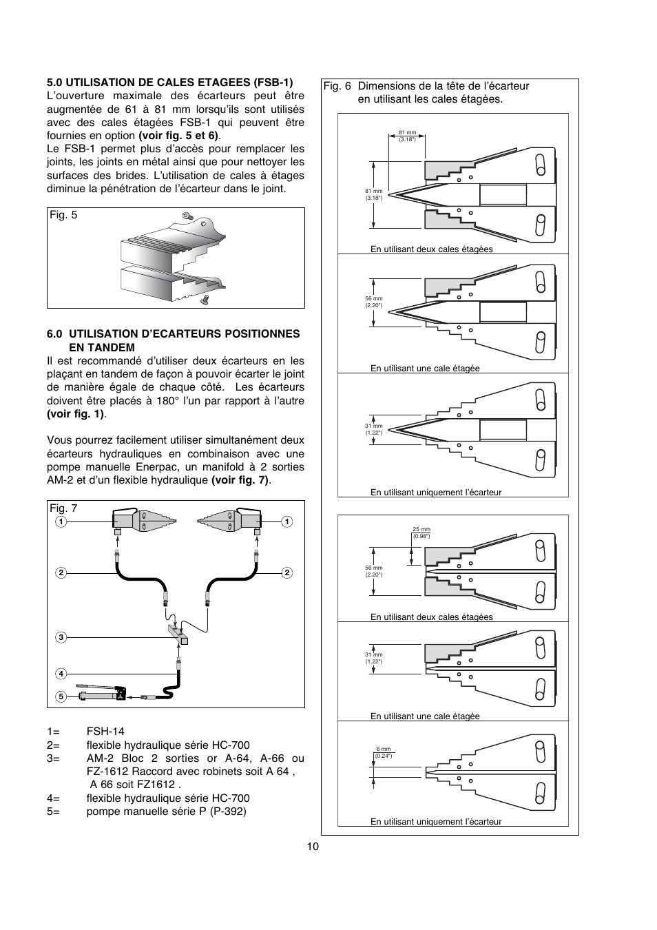 Enerpac FSM-Series User Manual | Page 10 / 56