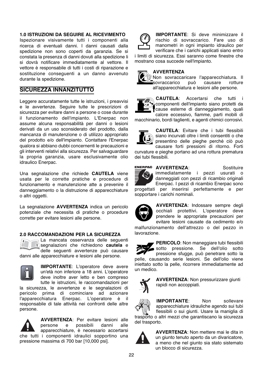 Enerpac FSM-Series User Manual | Page 22 / 56