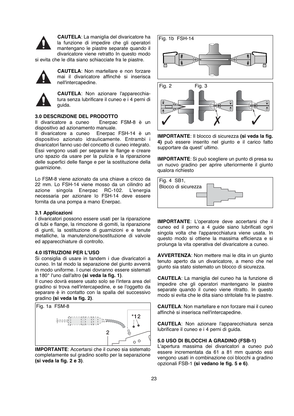 Enerpac FSM-Series User Manual | Page 23 / 56