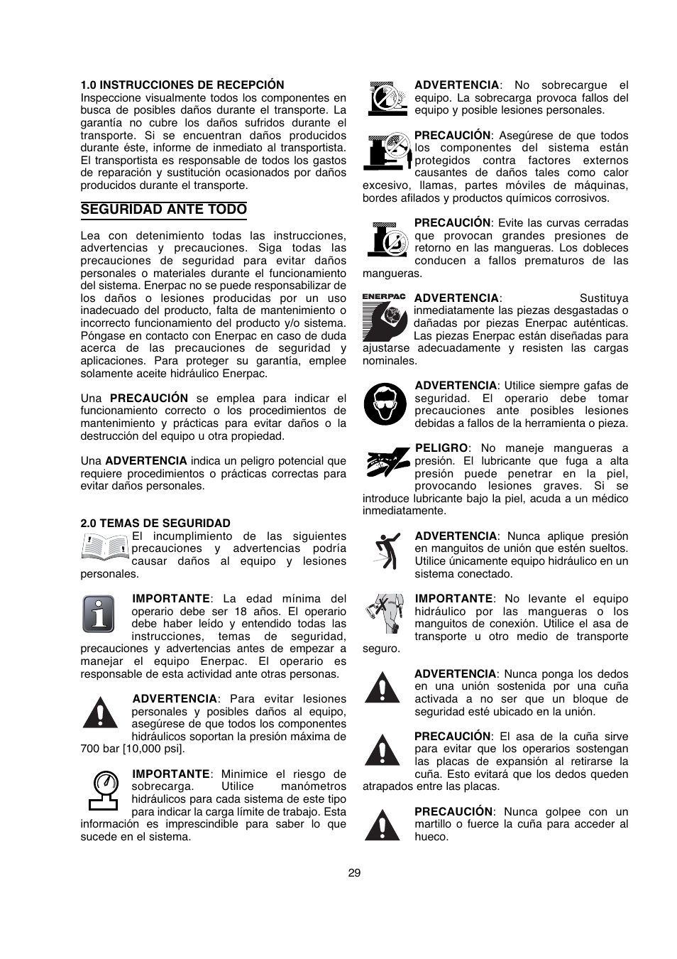 Enerpac FSM-Series User Manual | Page 29 / 56