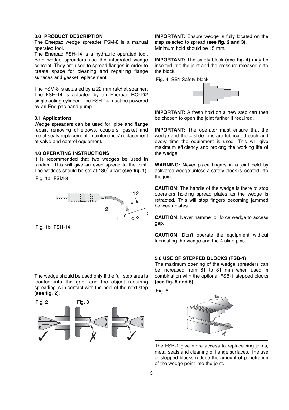 Enerpac FSM-Series User Manual | Page 3 / 56