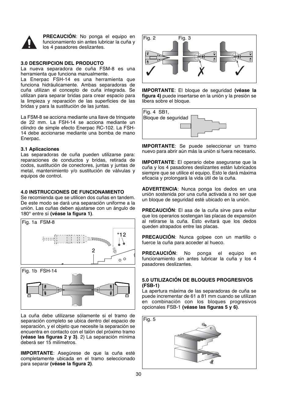 Enerpac FSM-Series User Manual | Page 30 / 56