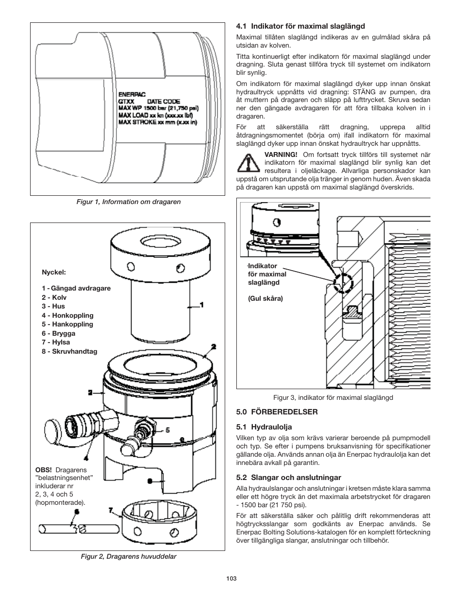 Enerpac GT-Series User Manual | Page 103 / 134