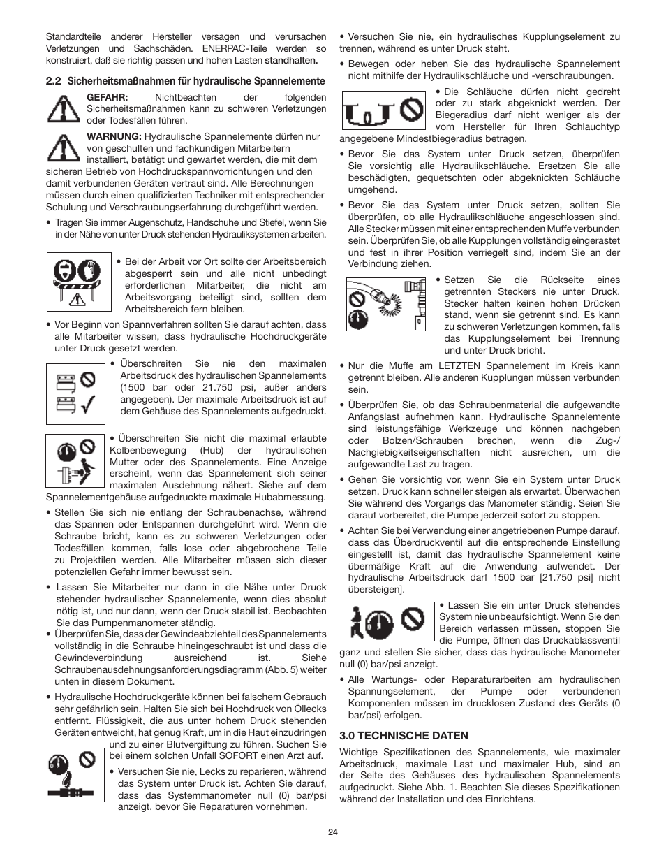 Enerpac GT-Series User Manual | Page 24 / 134