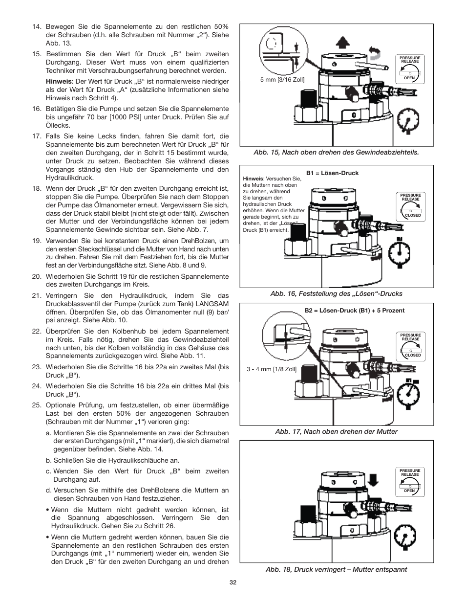 Enerpac GT-Series User Manual | Page 32 / 134