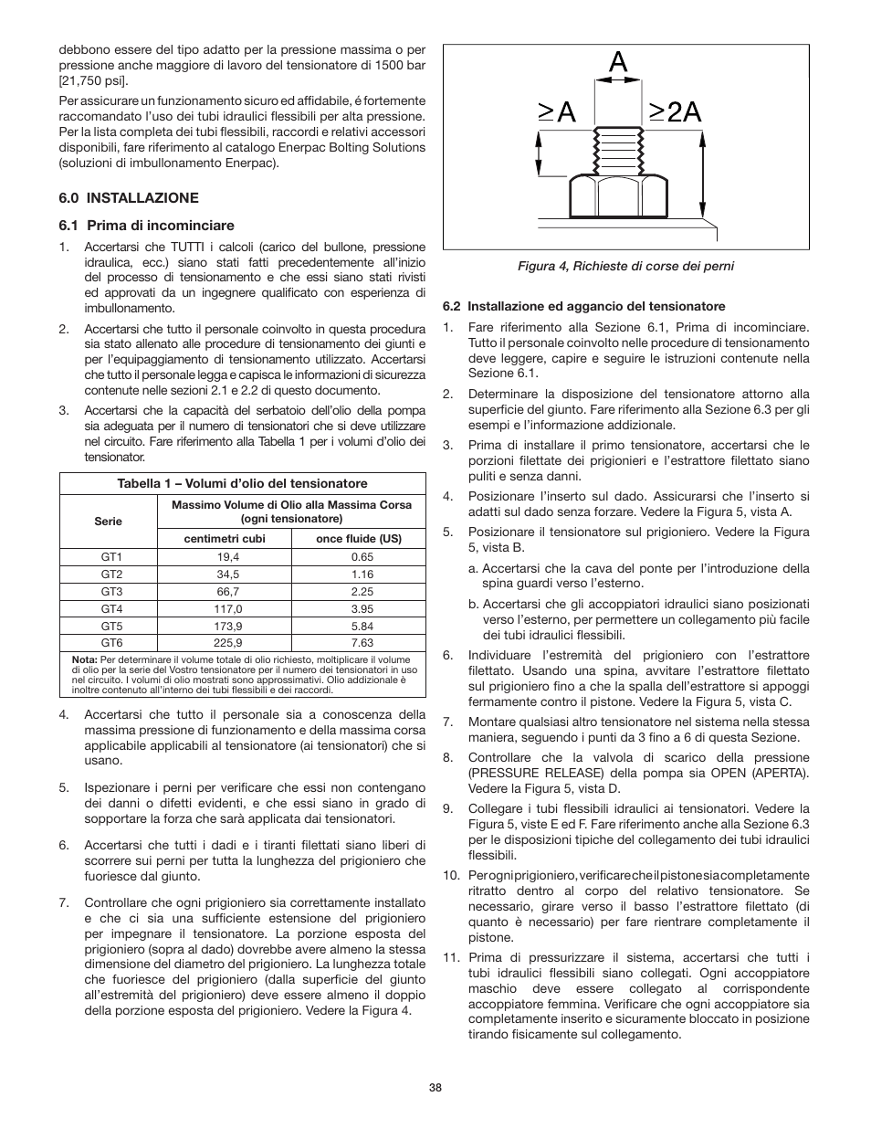 Enerpac GT-Series User Manual | Page 38 / 134