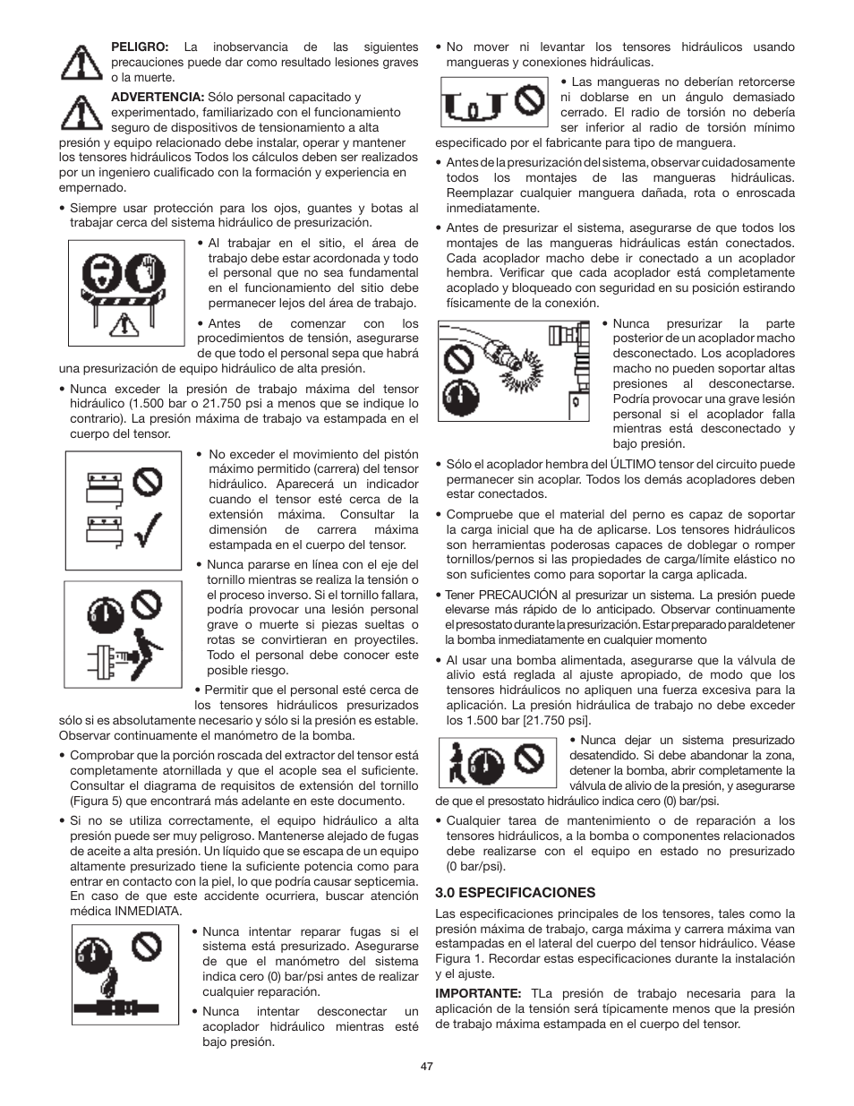 Enerpac GT-Series User Manual | Page 47 / 134