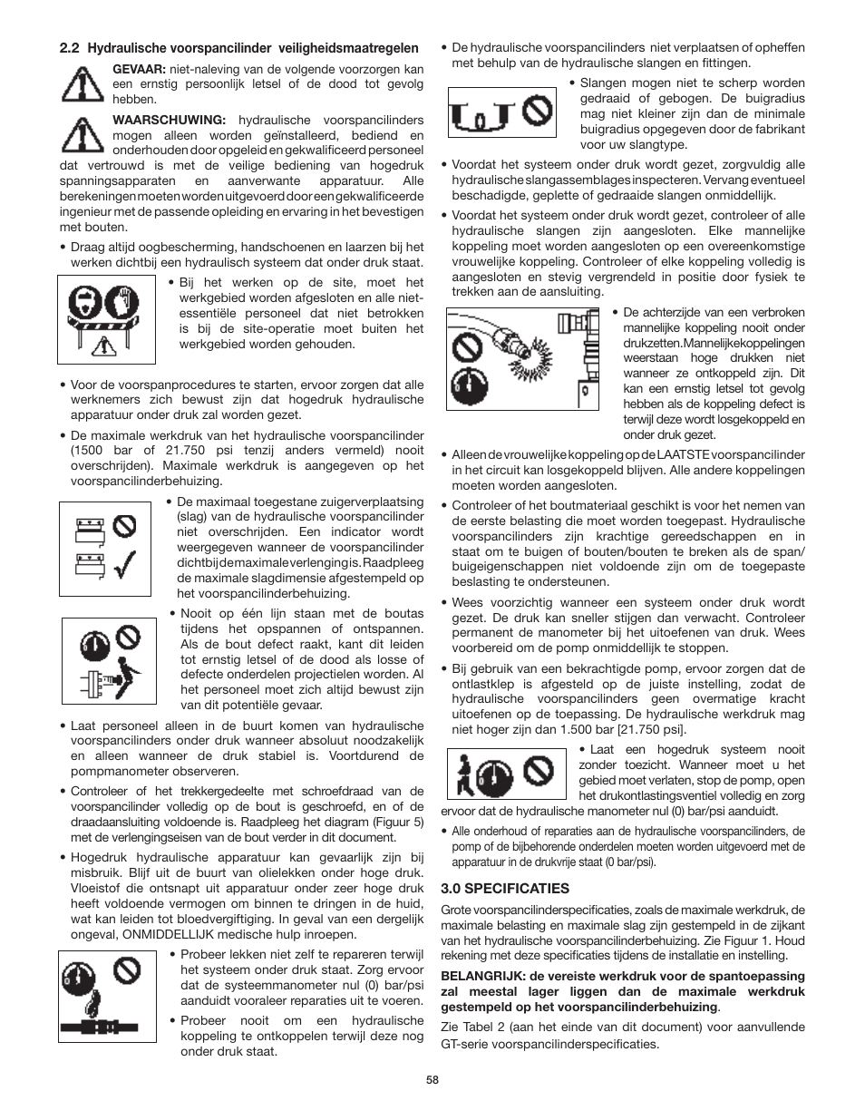 Enerpac GT-Series User Manual | Page 58 / 134