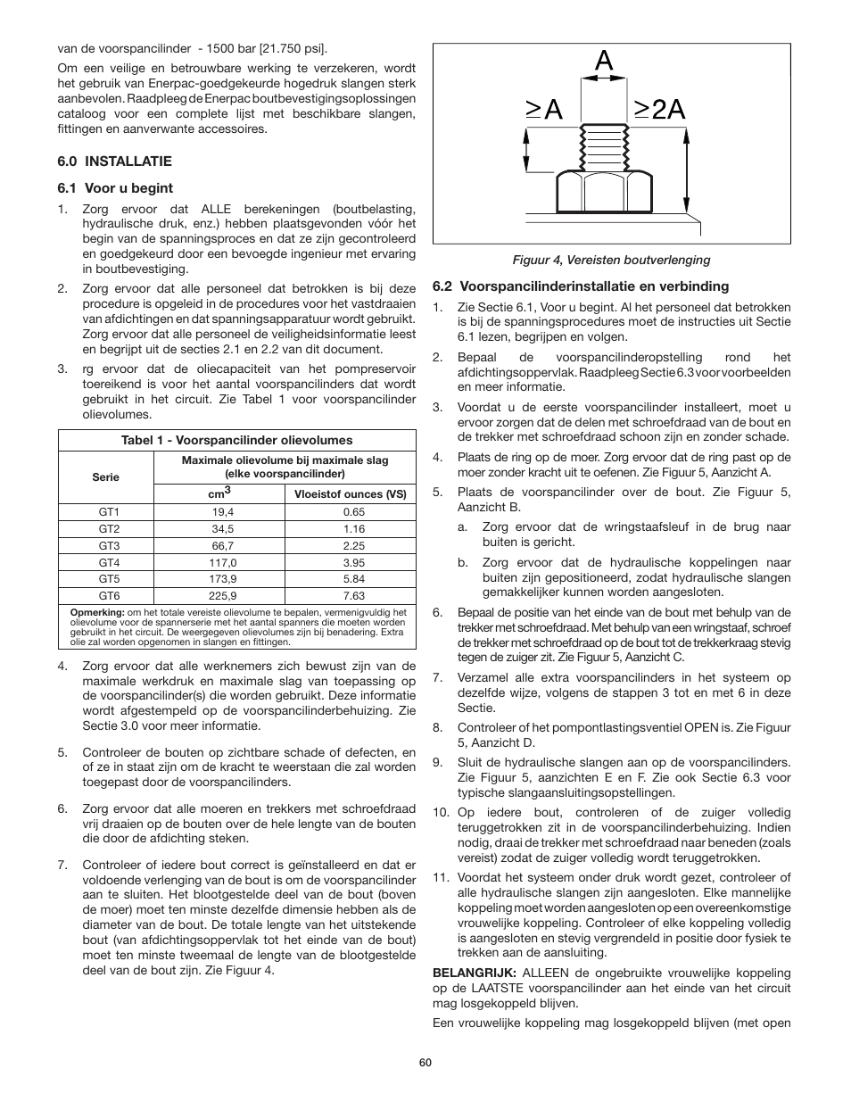 Enerpac GT-Series User Manual | Page 60 / 134