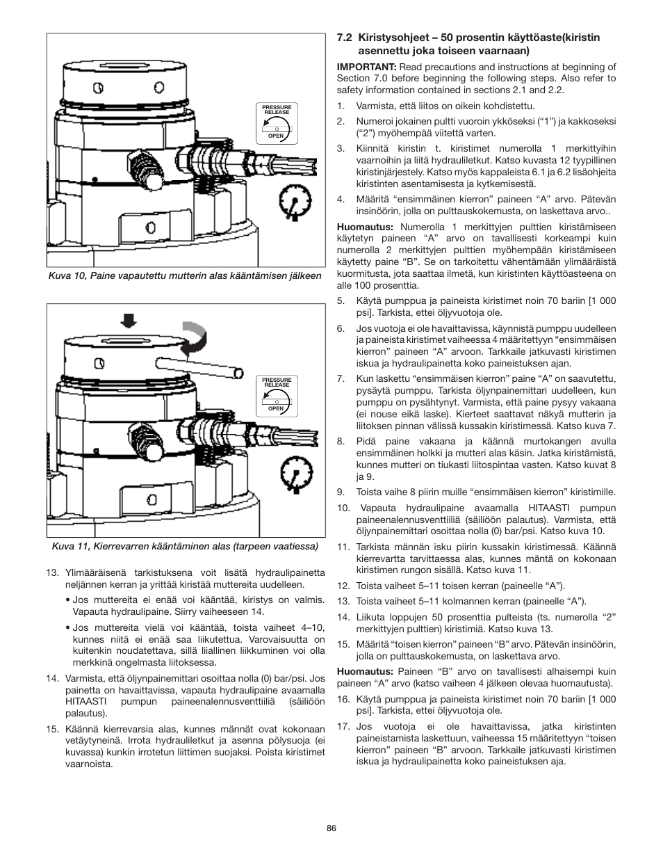 Enerpac GT-Series User Manual | Page 86 / 134