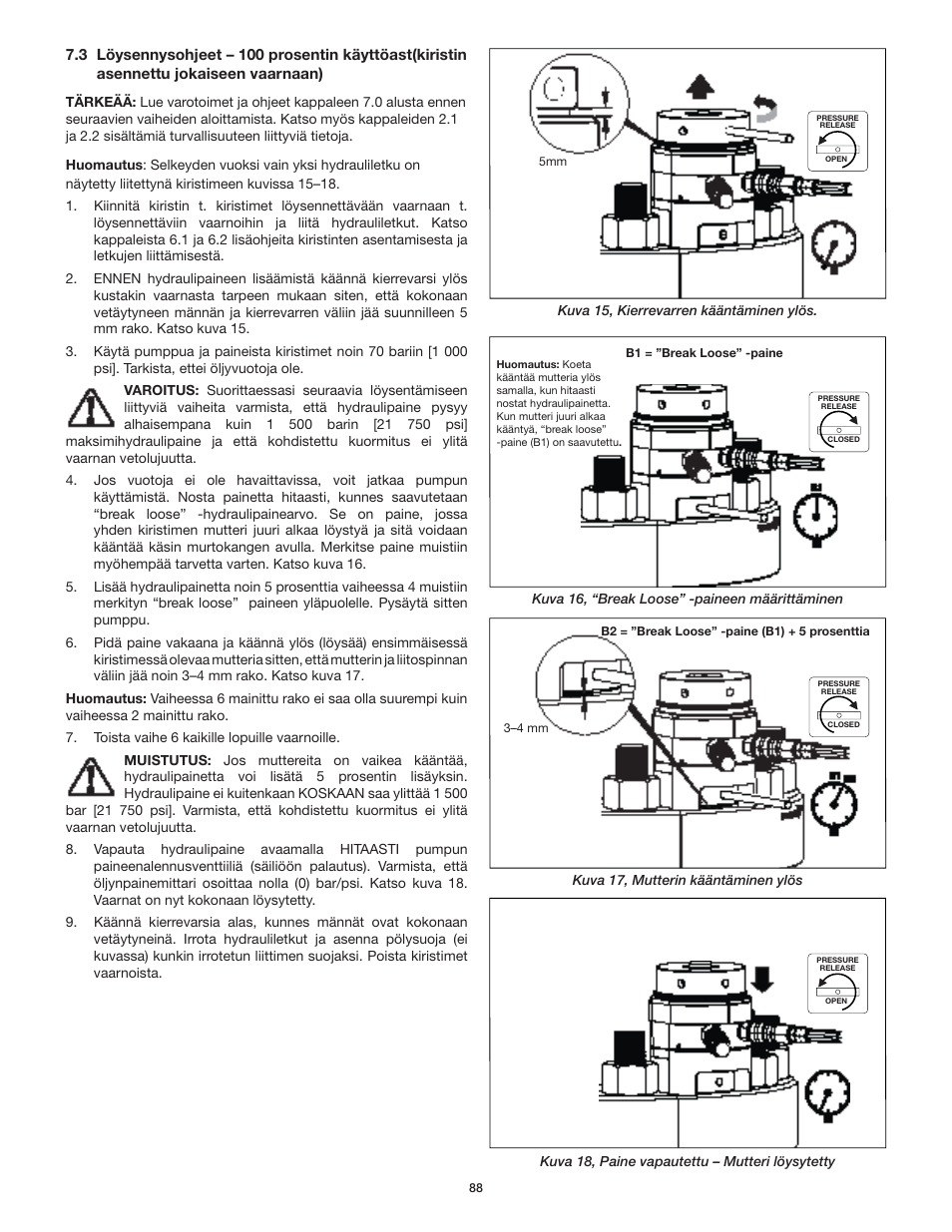 Enerpac GT-Series User Manual | Page 88 / 134