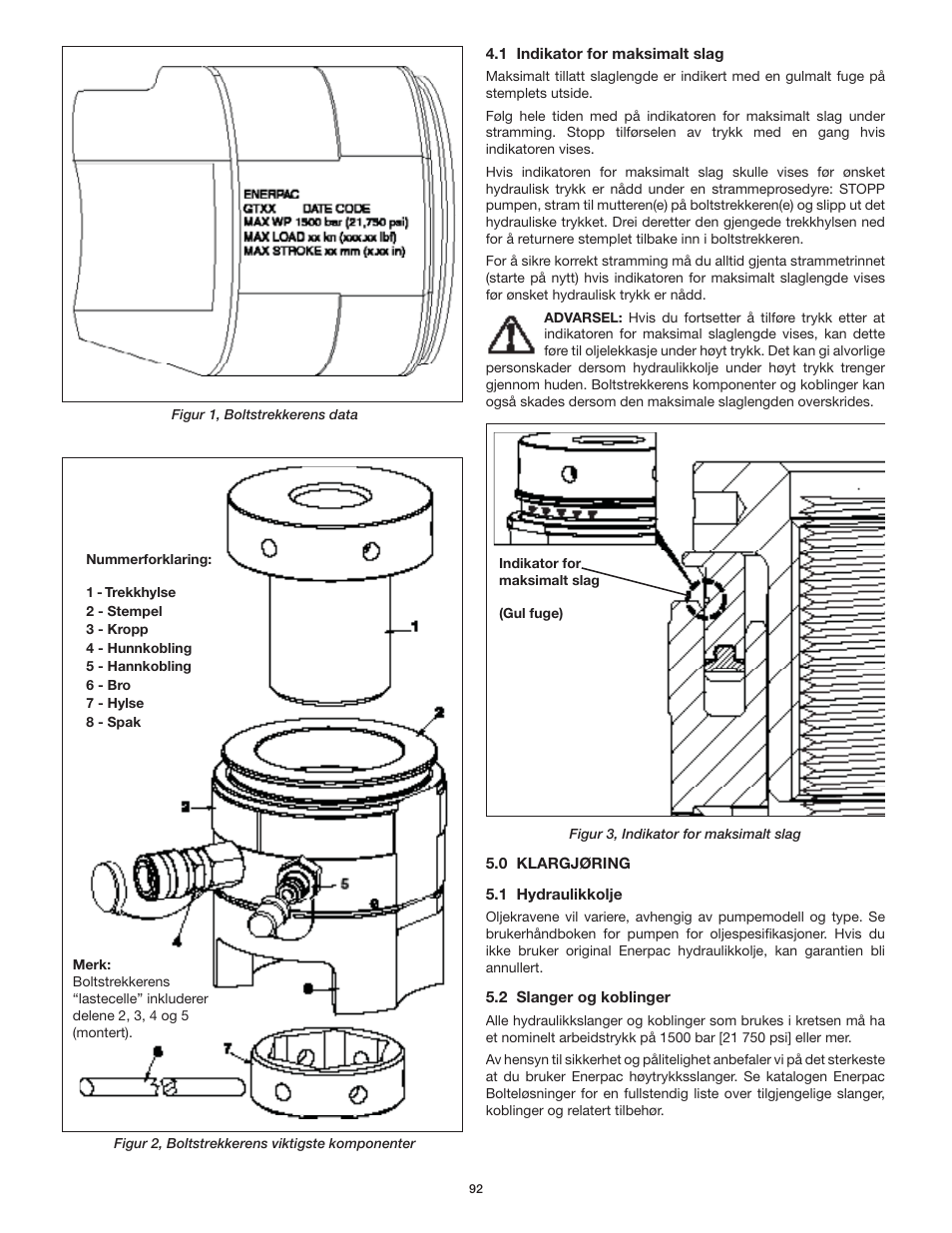 Enerpac GT-Series User Manual | Page 92 / 134