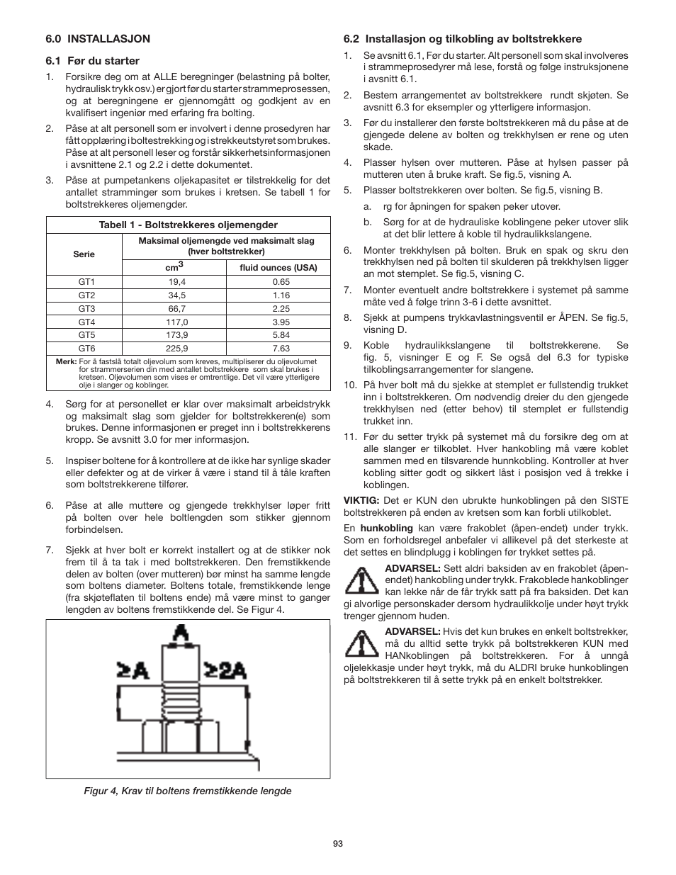 Enerpac GT-Series User Manual | Page 93 / 134