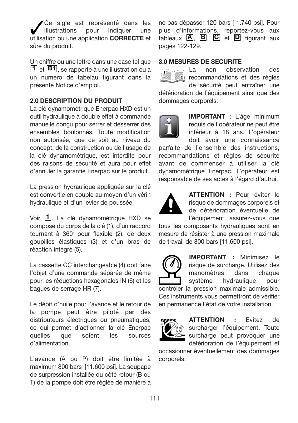 Enerpac HXD-Series User Manual | Page 111 / 172