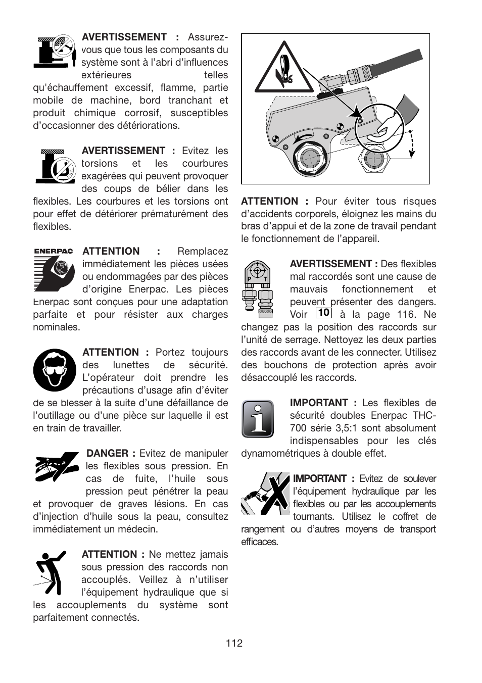 Enerpac HXD-Series User Manual | Page 112 / 172