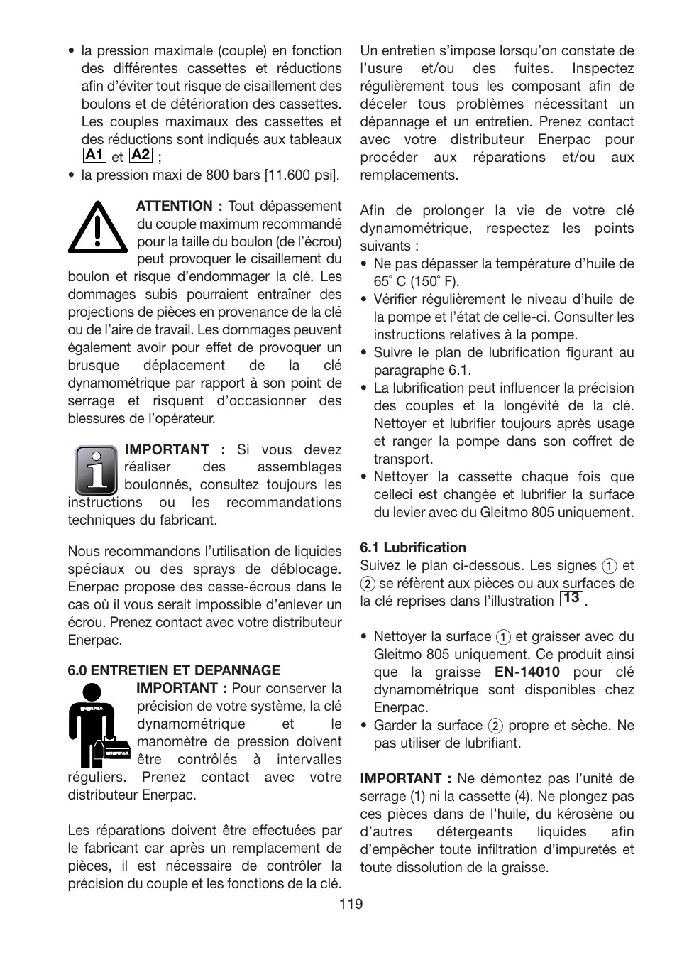 Enerpac HXD-Series User Manual | Page 119 / 172