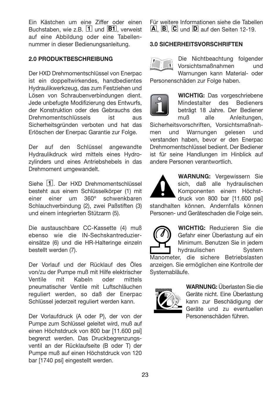 Enerpac HXD-Series User Manual | Page 23 / 172