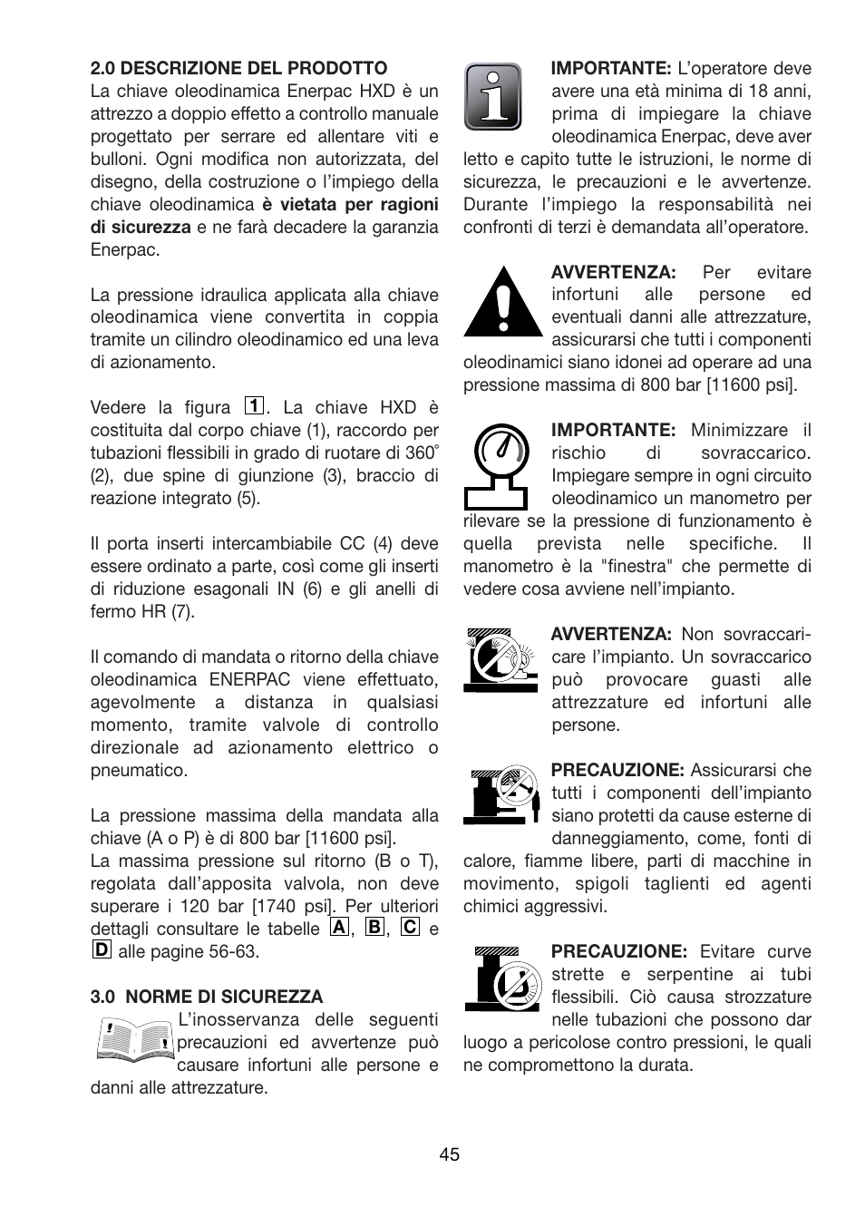 Enerpac HXD-Series User Manual | Page 45 / 172