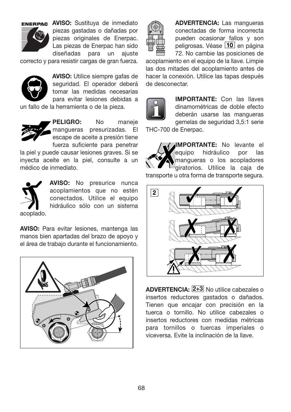 Enerpac HXD-Series User Manual | Page 68 / 172