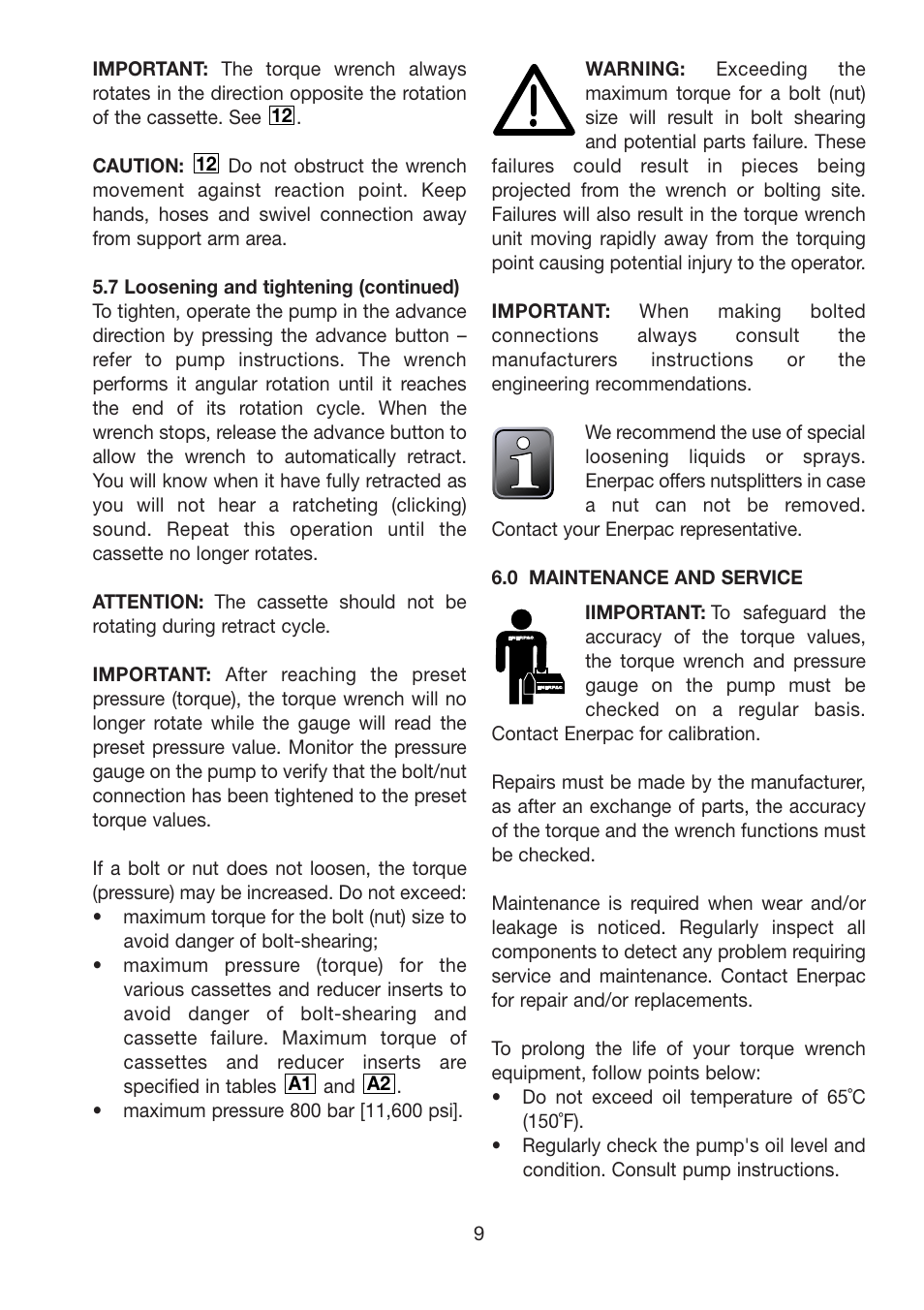 Enerpac HXD-Series User Manual | Page 9 / 172