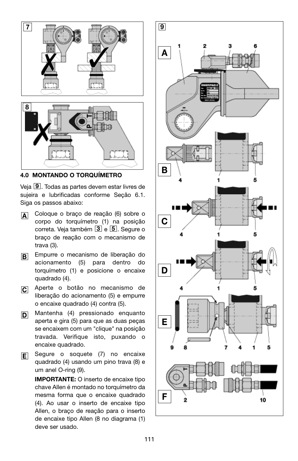 Enerpac SQD-Series User Manual | Page 111 / 140