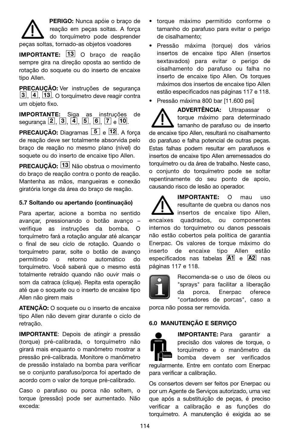 Enerpac SQD-Series User Manual | Page 114 / 140