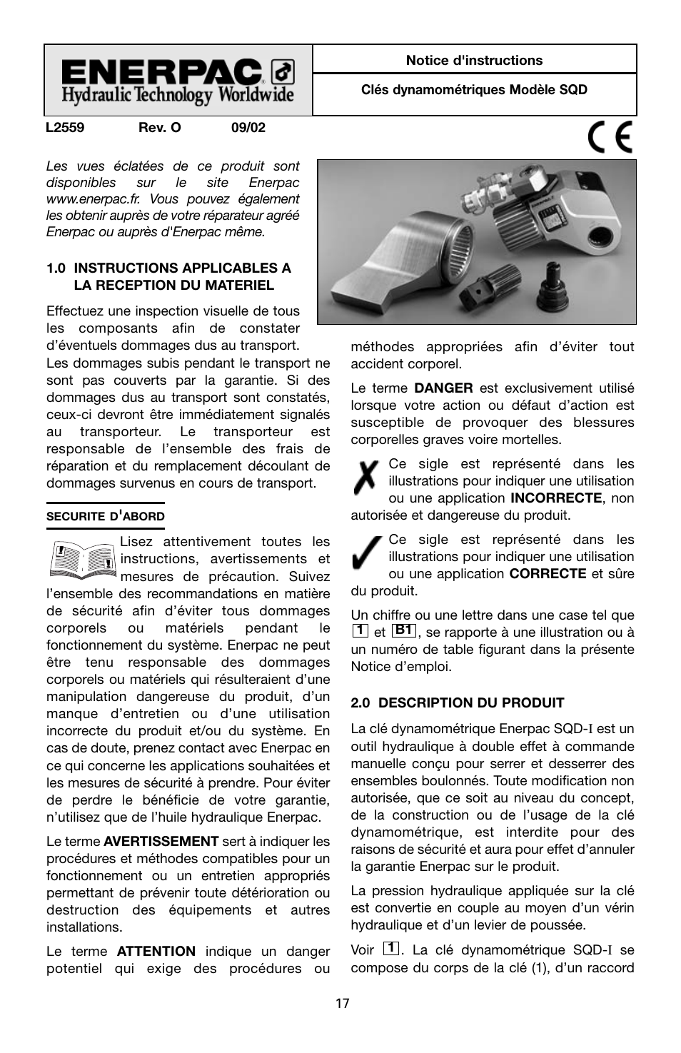 Enerpac SQD-Series User Manual | Page 17 / 140