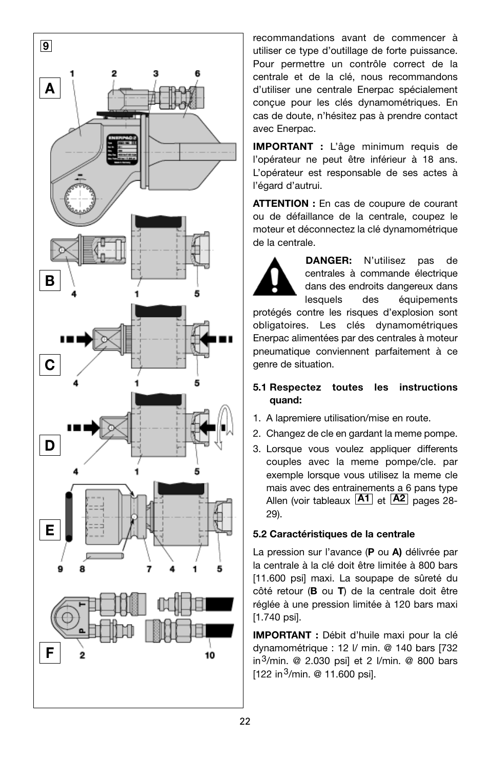 Enerpac SQD-Series User Manual | Page 22 / 140