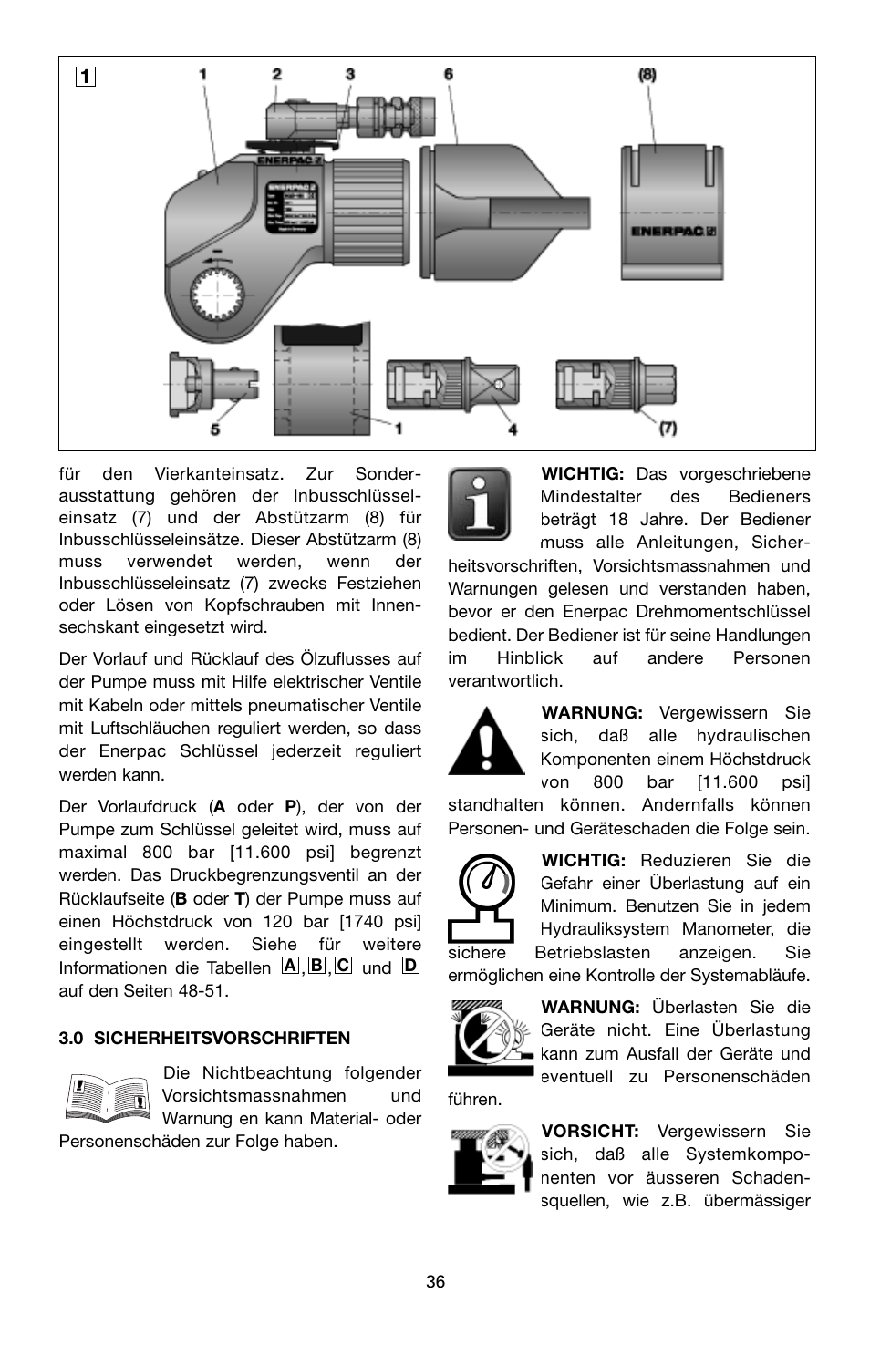 Enerpac SQD-Series User Manual | Page 36 / 140