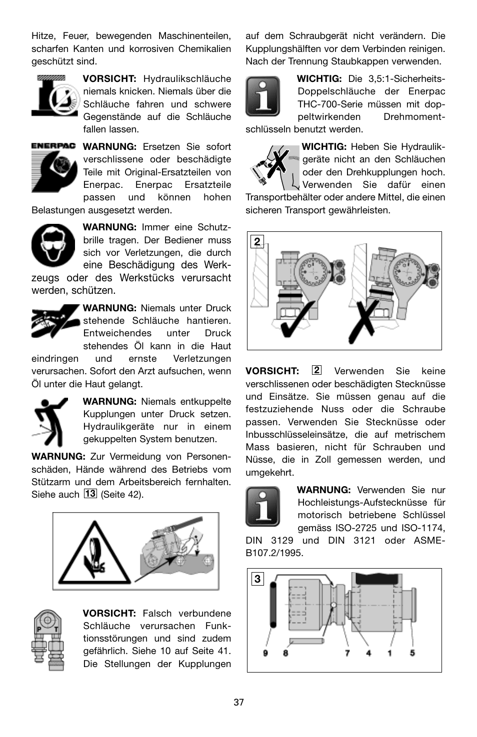 Enerpac SQD-Series User Manual | Page 37 / 140