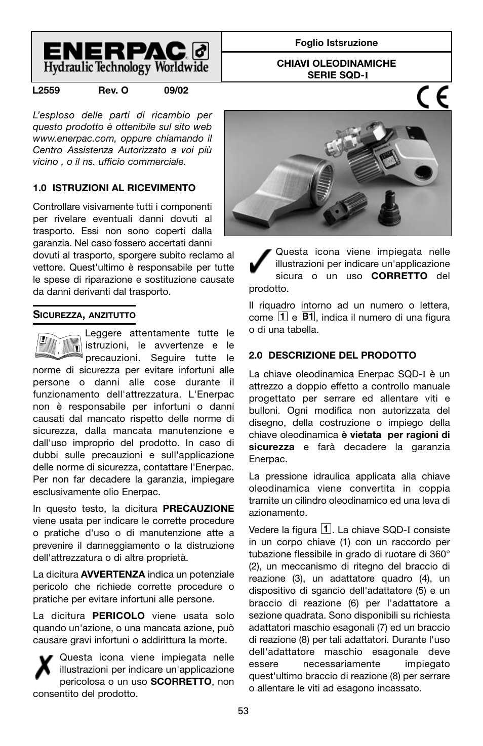 Enerpac SQD-Series User Manual | Page 53 / 140