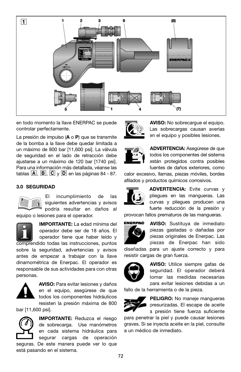 Enerpac SQD-Series User Manual | Page 72 / 140