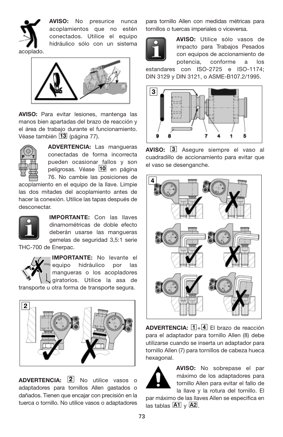 Enerpac SQD-Series User Manual | Page 73 / 140