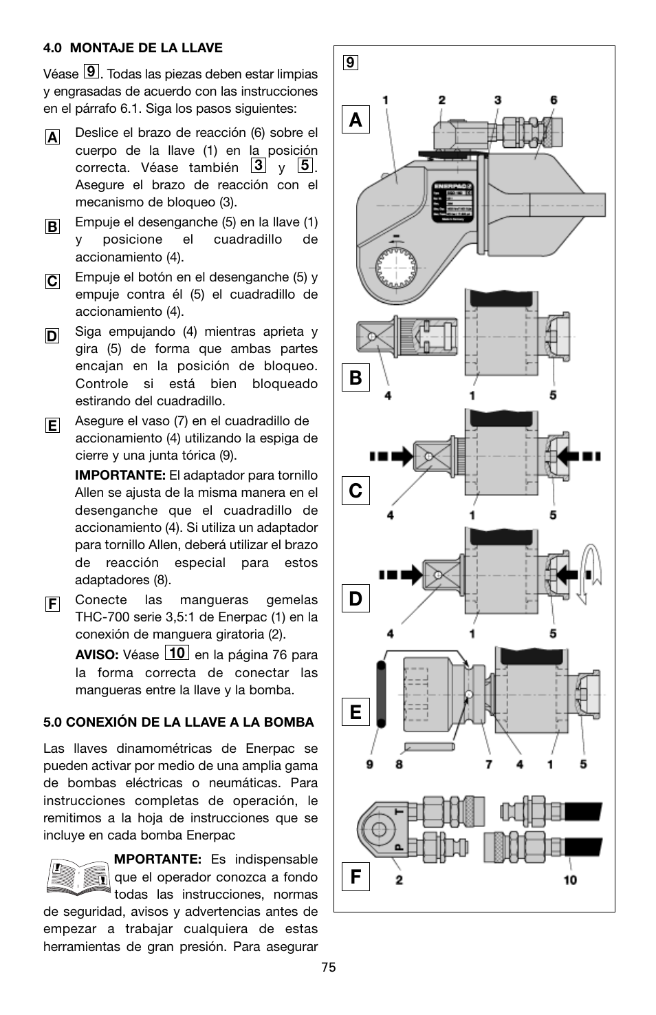 Enerpac SQD-Series User Manual | Page 75 / 140