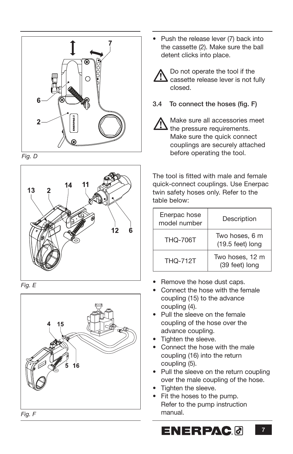 Enerpac W35000 User Manual | Page 7 / 28