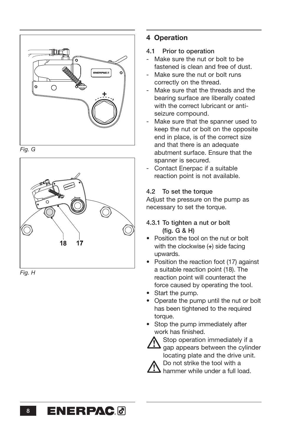 Enerpac W35000 User Manual | Page 8 / 28