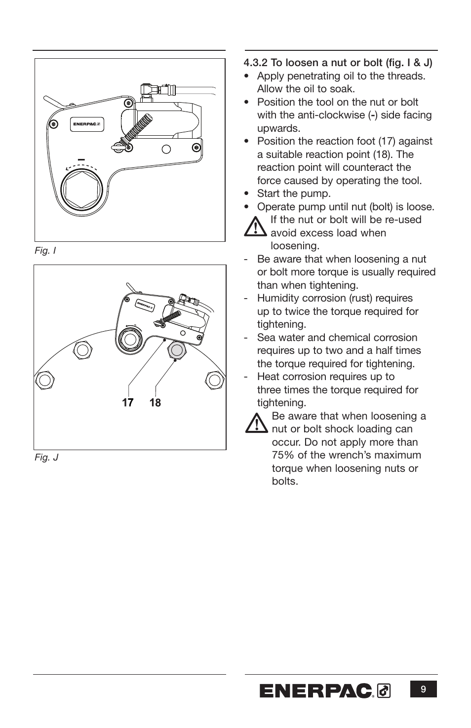 Enerpac W35000 User Manual | Page 9 / 28