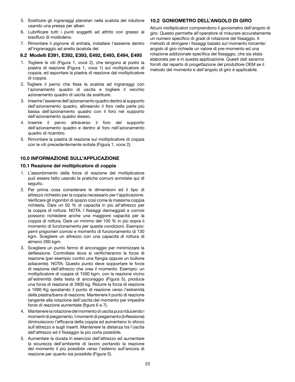 Enerpac E-Series User Manual | Page 23 / 70