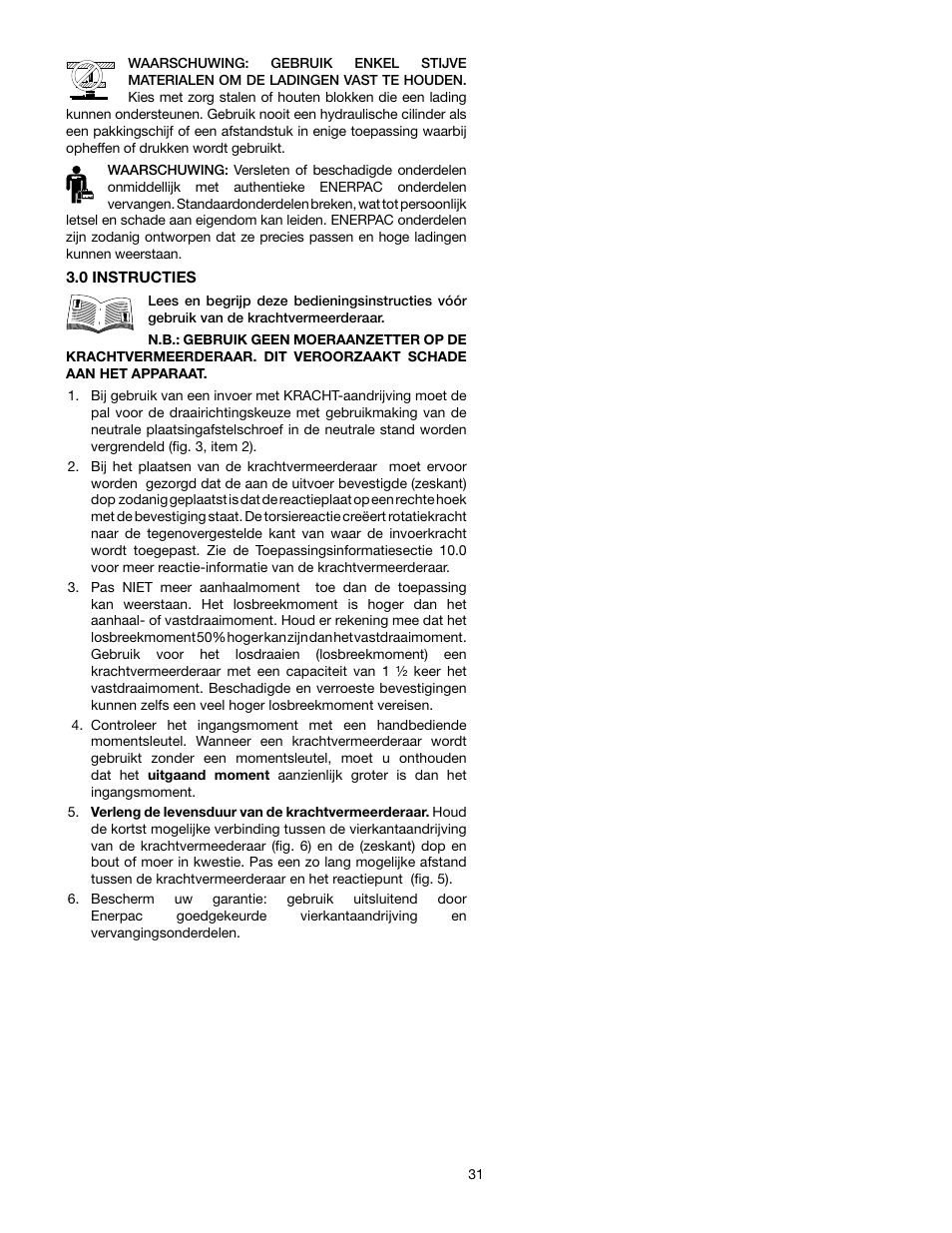 Enerpac E-Series User Manual | Page 31 / 70