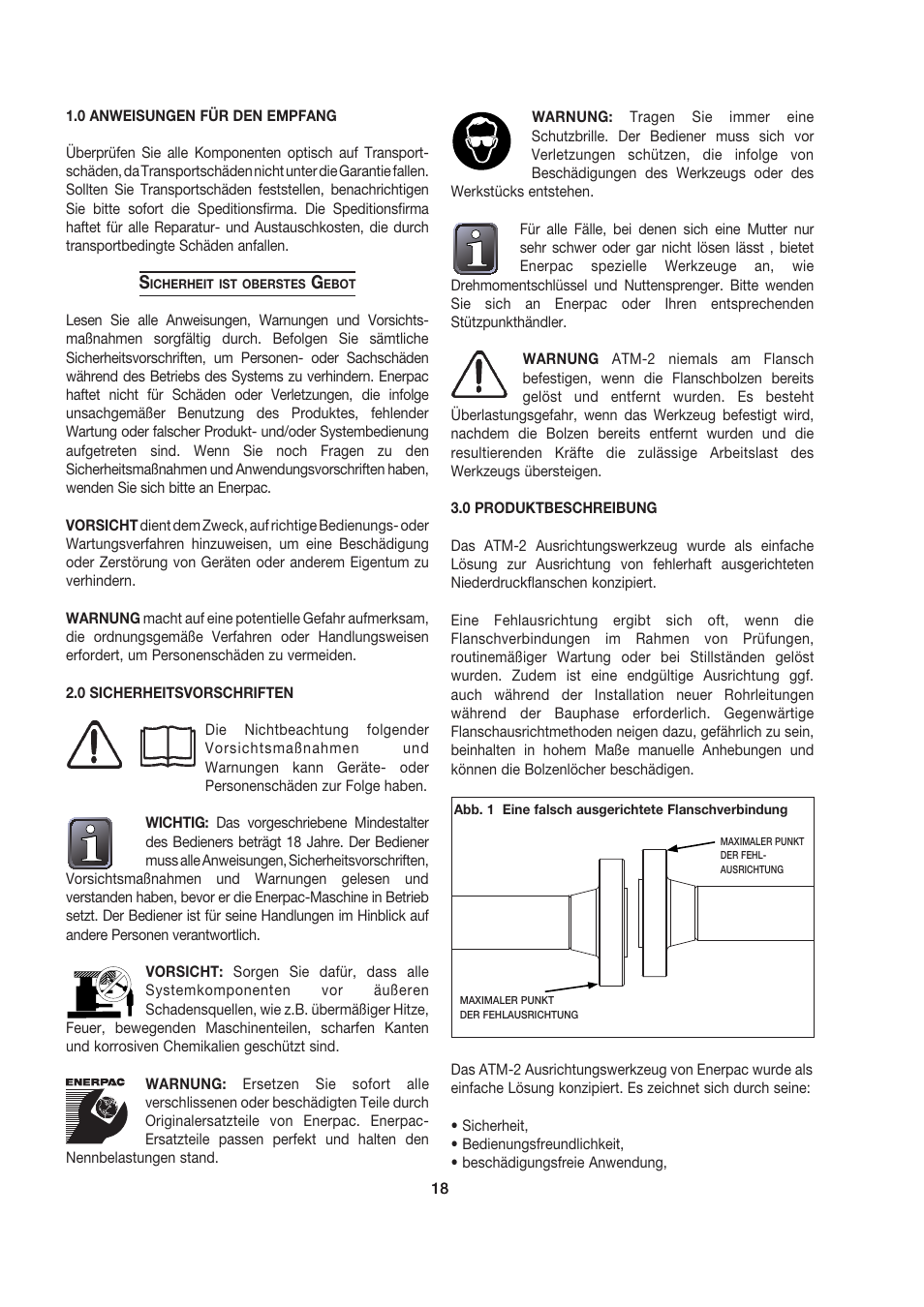 Enerpac ATM-2 User Manual | Page 18 / 92