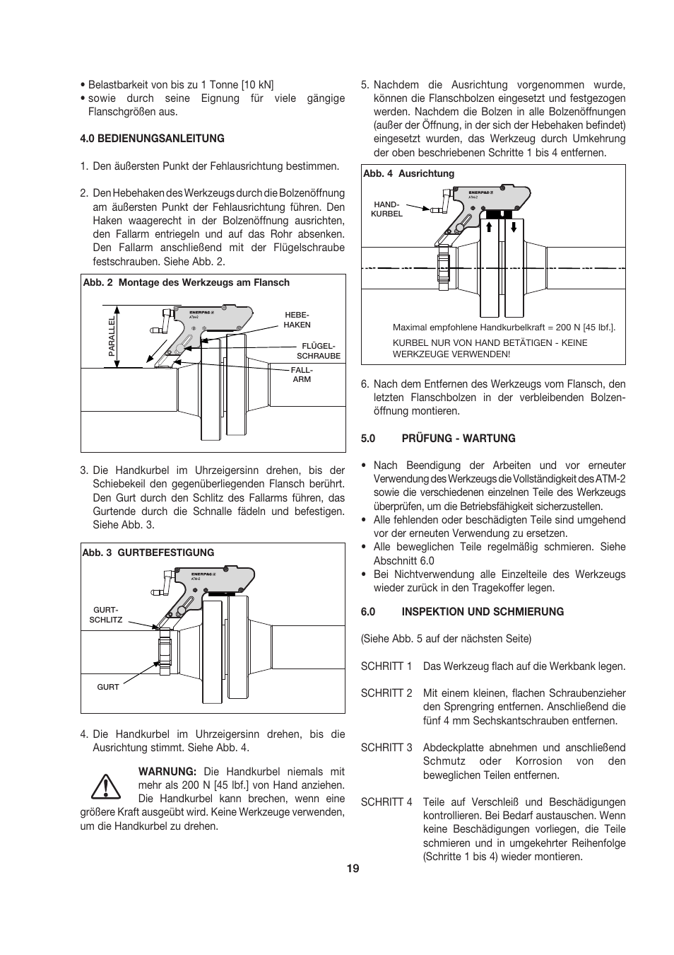 Enerpac ATM-2 User Manual | Page 19 / 92