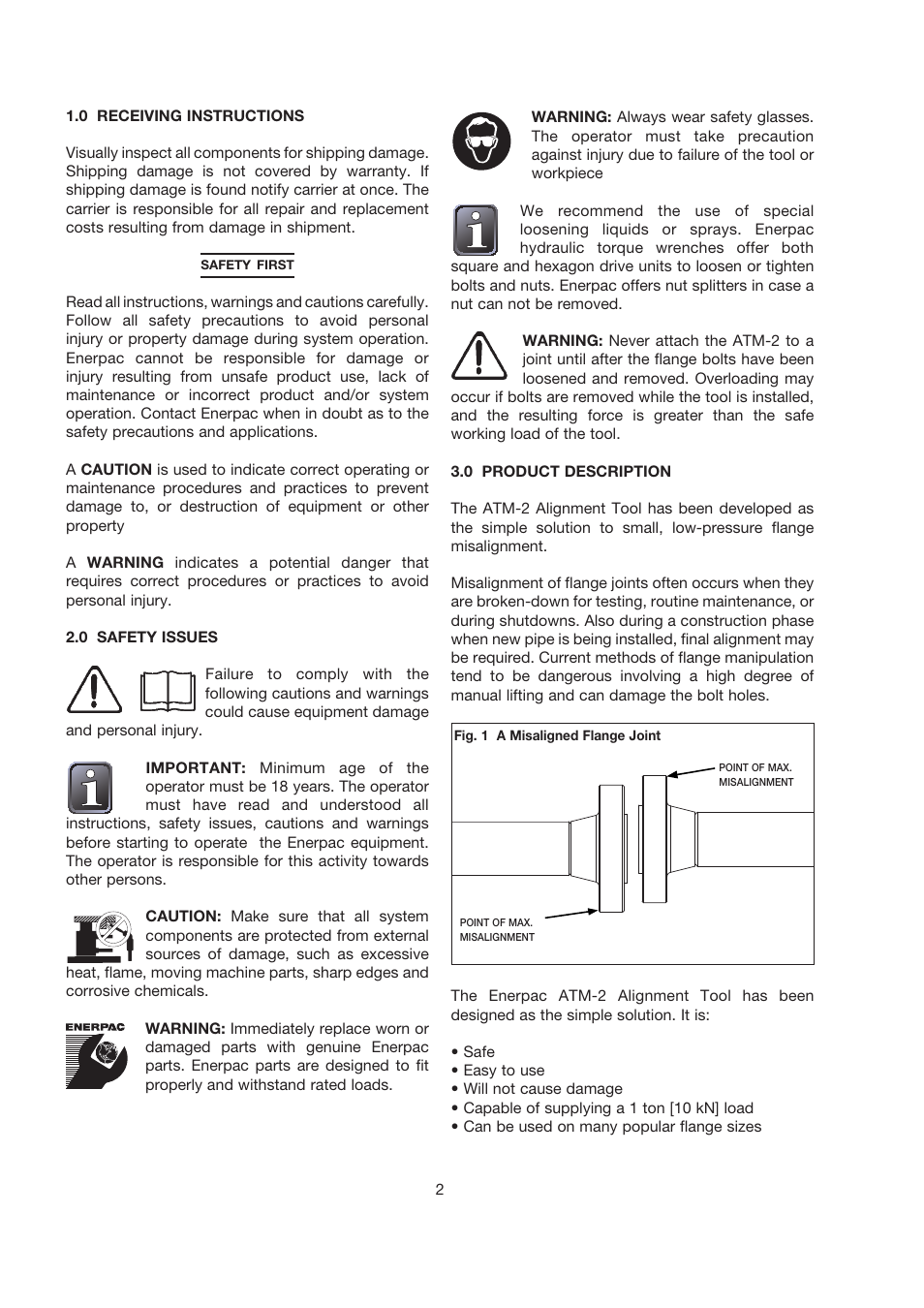 Enerpac ATM-2 User Manual | Page 2 / 92