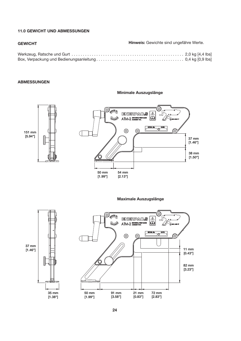 Enerpac ATM-2 User Manual | Page 24 / 92