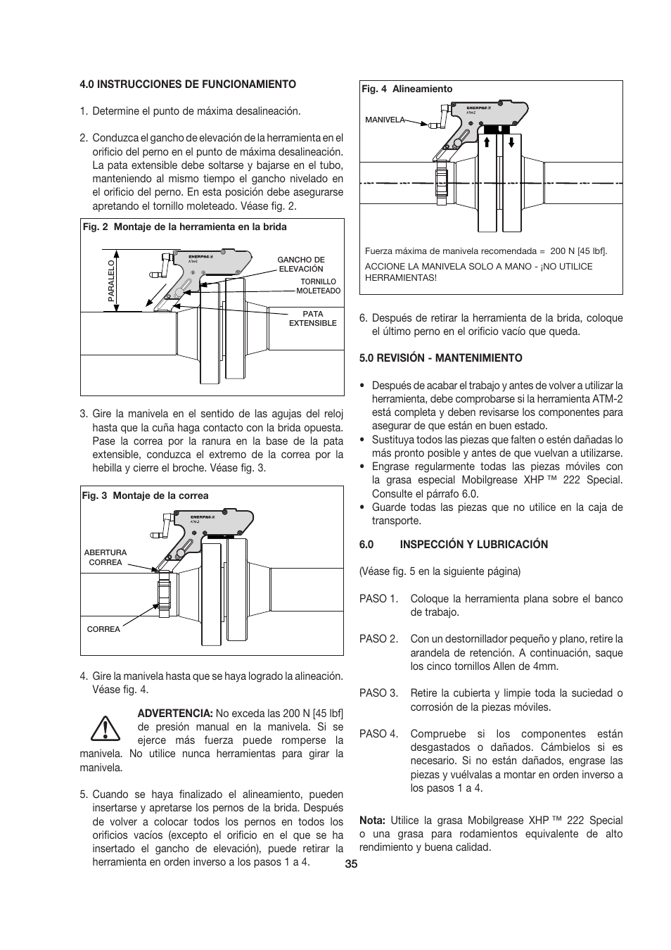 Enerpac ATM-2 User Manual | Page 35 / 92