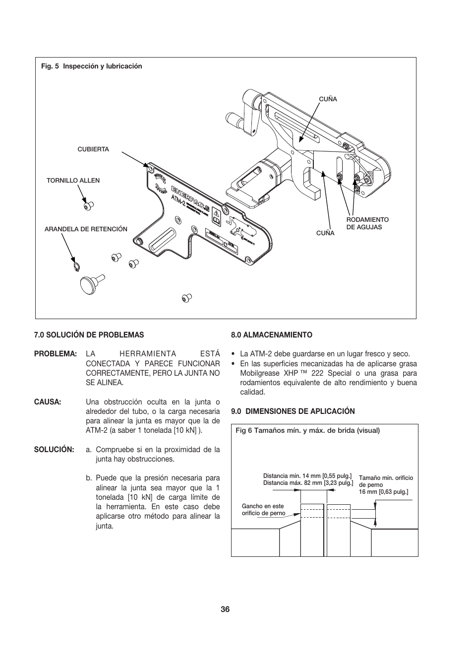 Enerpac ATM-2 User Manual | Page 36 / 92