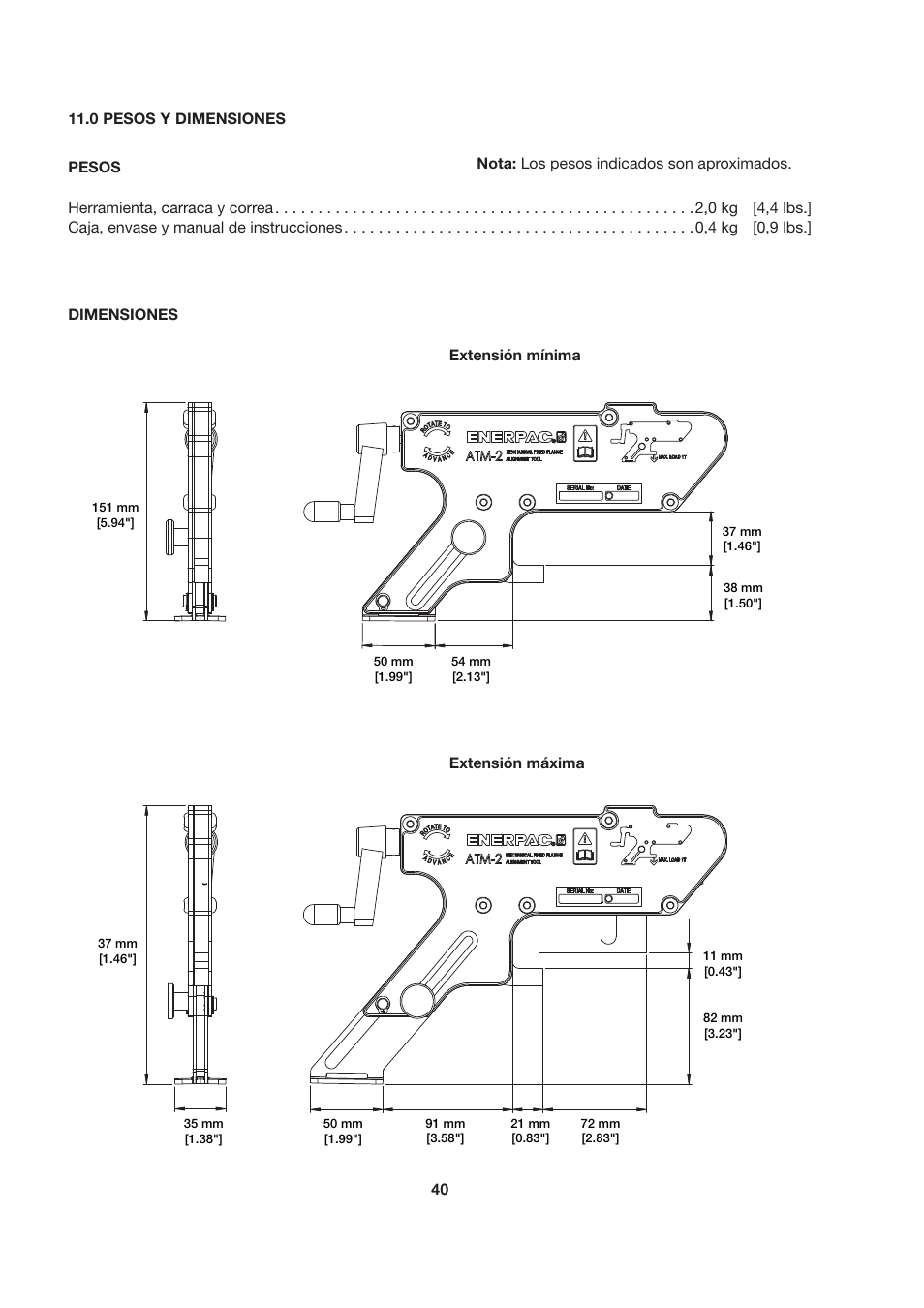 Enerpac ATM-2 User Manual | Page 40 / 92